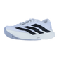 Der adidas adizero Evo SL W ist ein Laufschuh für Damen mit schwarzen Streifen, einem Obermaterial aus Mesh, einer dicken, gebogenen Sohle und einer reaktionsfreudigen Lightstrike Pro Dämpfung für leichte Performance.