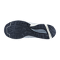 Das Bild zeigt die schwarz-weiße Gummilaufsohle des New Balance CM878V1 mit dem Logo, einem strukturierten Profil für Grip und Traktion und der ABZORB-Dämpfung.