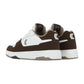 Die Karl Kani 89 2K Brown Sneakers haben braune und weiße Einsätze, ein hellbraunes Innenfutter, eine weiße Zwischensohle, eine taupefarbene Laufsohle und ein stilisiertes K-Logo - ideal, um deinen Streetwear-Style aufzuwerten.